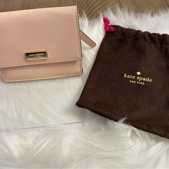 kate spade Handbags - Kate Spade Pink Wallet Sleek Design Compact
